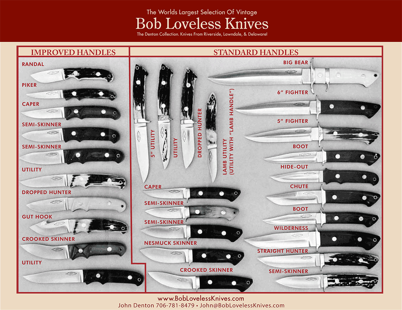 kitchen knife shapes and design